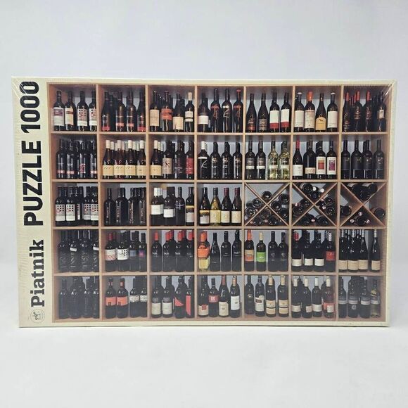 PIATNIK 1000 PIECE PUZZLE WINE GALLERY MADE IN AUSTRIA 26.7" X 18.8" NEW - Picture 1 of 5